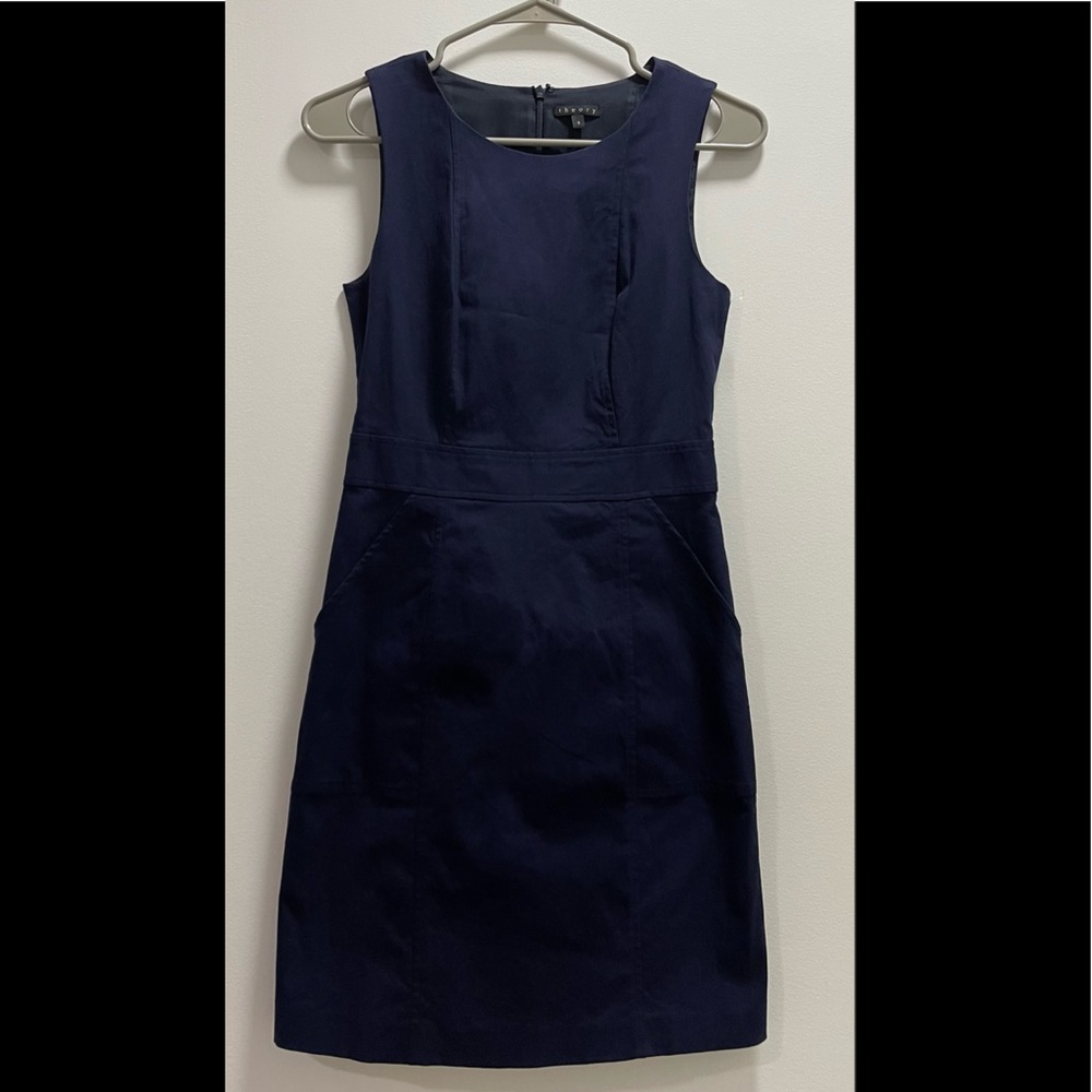 Theory navy dress